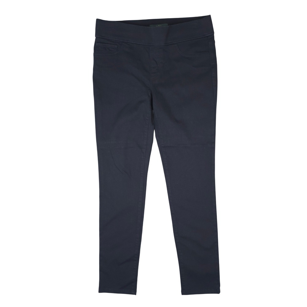 Lauren Ralph Lauren Modern Legging Women Size 6 Black Slim Fit Pull On Pants